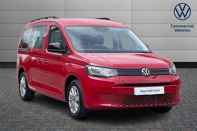 Red New 2024 VW Caddy Maxi California MPV | £34,935 (Fair price) - Image 1/4