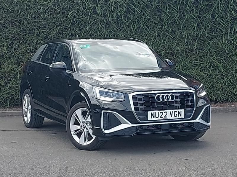 Black Used 2022 Audi Q2 S-Line SUV | £23,298 (A bit pricey) - Image 1/4