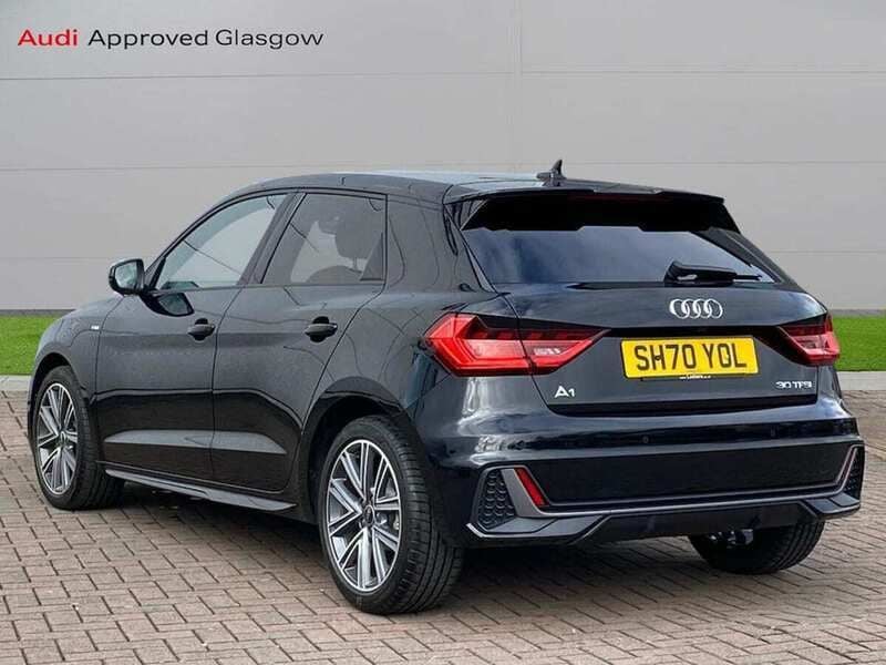 Used Audi A3 S-Line 110 HP (80 kW) 2020 Black Hatchback