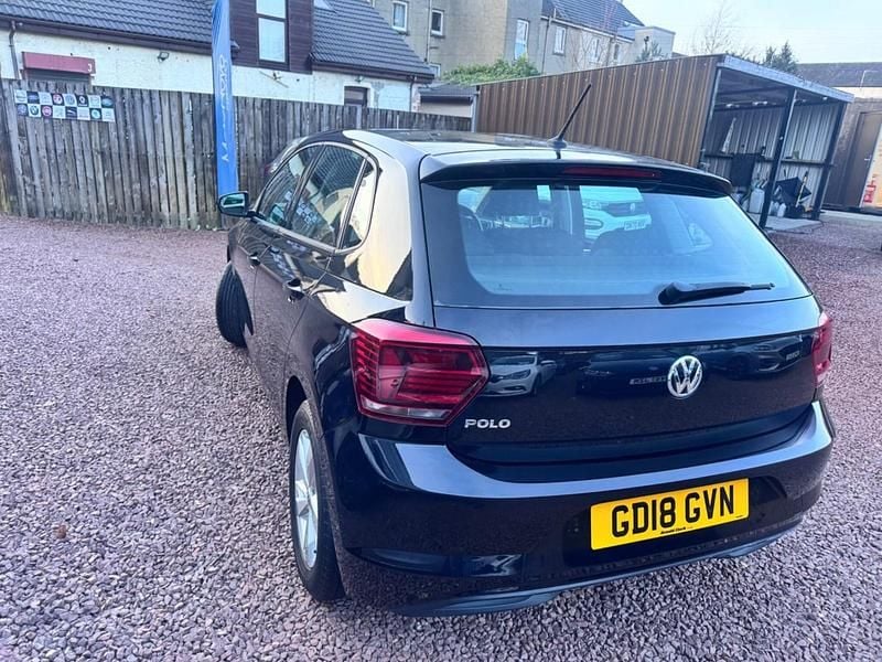 Begagnad VW Polo SE 65 HK (47 kW) 2018 Svart Halvkombi
