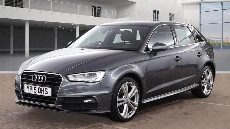 Used Audi A3 Sportback S-Line 150 HP (110 kW) 2015 Grey Hatchback