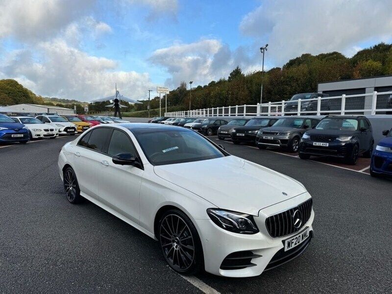 White Used 2020 Mercedes E220 AMG line Sedan | £28,750 (Expensive) - Image 1/4