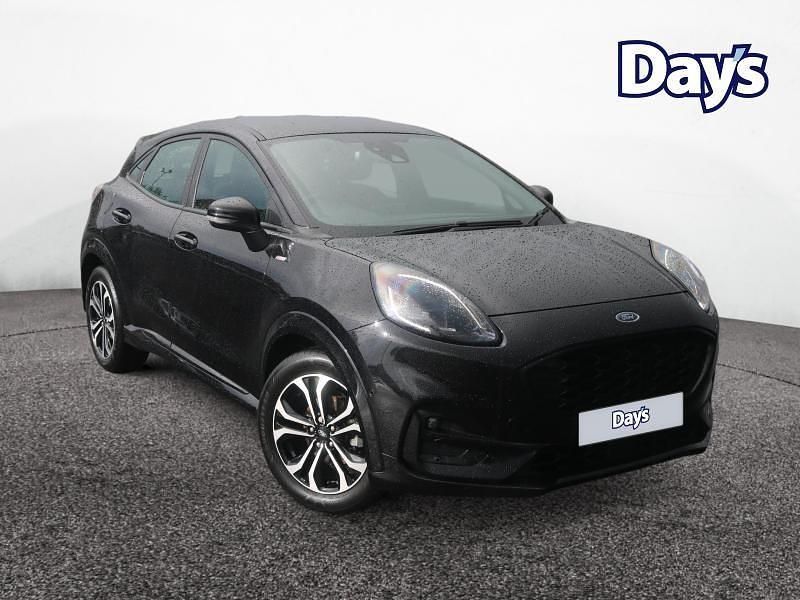 Black Used 2023 Ford Puma ST-Line SUV | £16,299 (Fair price) - Image 1/4
