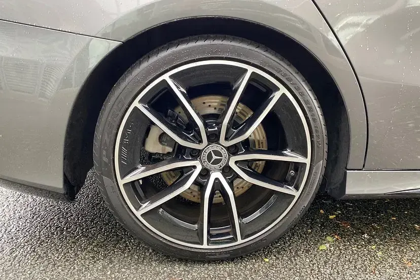 Used Mercedes A35 AMG Premium 306 HP (225 kW) 2021 Mountain grey Sedan