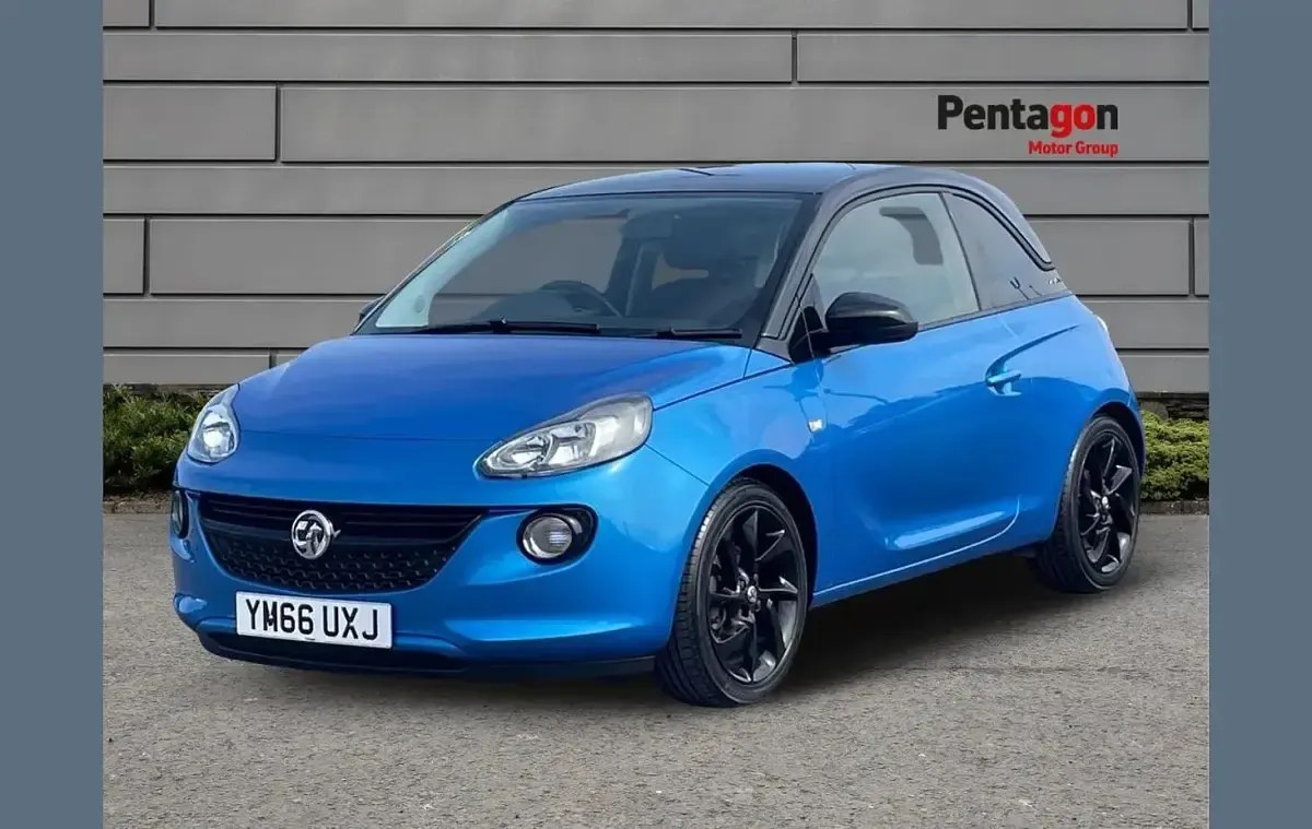 Used Vauxhall Adam 68 HP (50 kW) 2017 Blue Hatchback