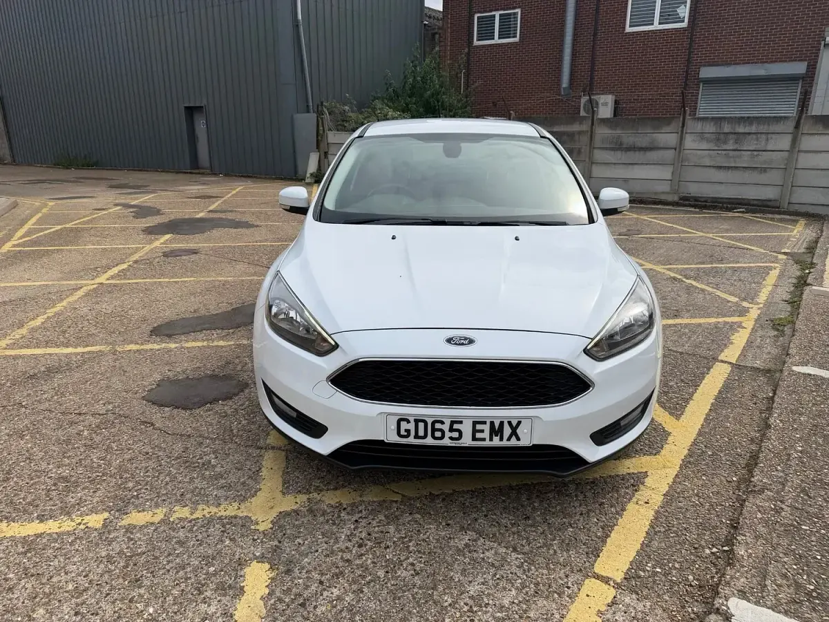 Used Ford Focus Zetec 125 HP (91 kW) 2015 White Hatchback