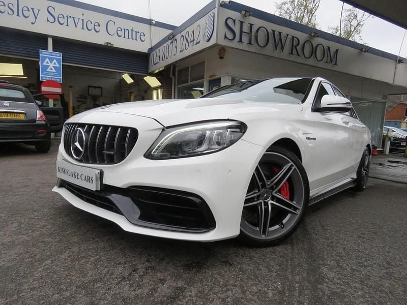 Used Mercedes C63S AMG 2019 White Sedan