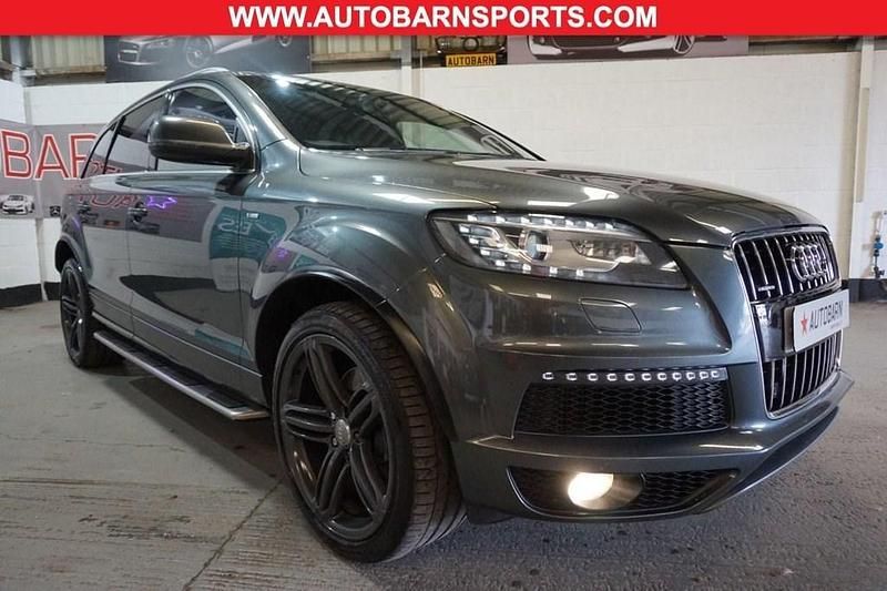 Grey Used 2014 Audi Q7 S-line plus SUV | £10,490 (Fair price) - Image 1/4