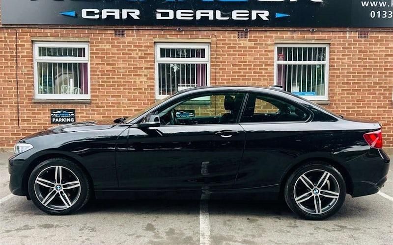 Used BMW 218 Sport Line 136 HP (100 kW) 2016 Black Coupe