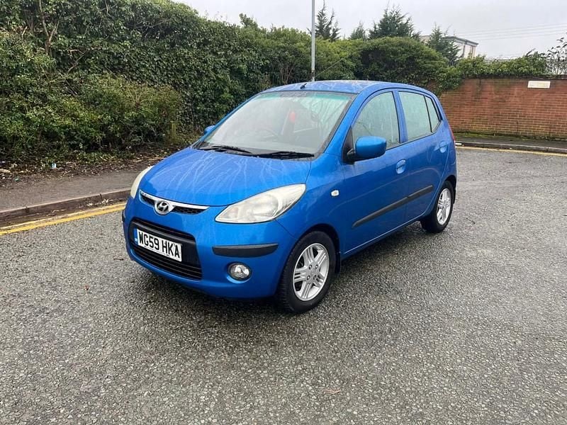 Used Hyundai i10 Style 78 HP (57 kW) 2009 Blue Hatchback