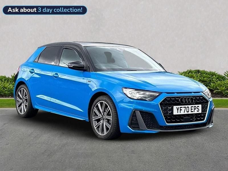 Blue Used 2020 Audi A1 S-Line Hatchback | £18,682 (Fair price) - Image 1/4