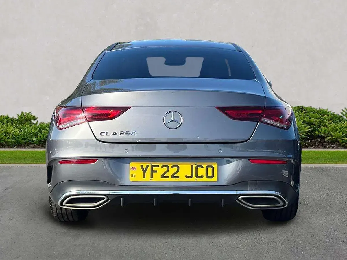 Used Mercedes CLA250 AMG line 224 HP (164 kW) 2022 Grey Coupe