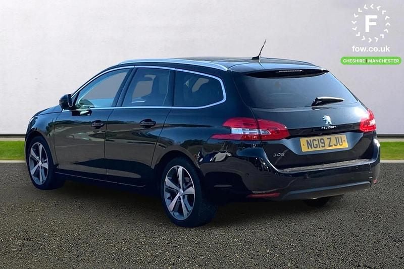Used Peugeot 308 SW S 131 HP (96 kW) 2019 Black Estate