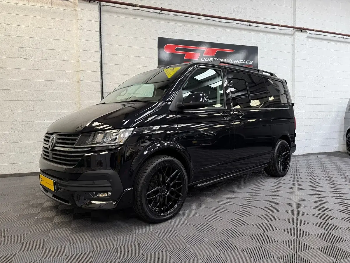 Used VW T6.1 Highline 150 HP (110 kW) 2021 Black Van