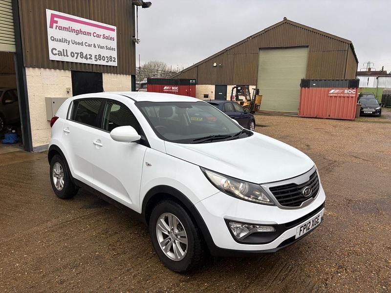 Begagnad Kia Sportage 133 HK (97 kW) 2012 Vit SUV