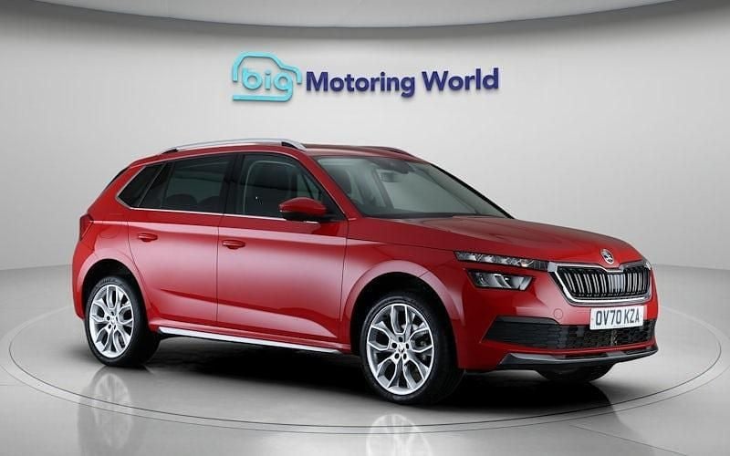 Used Skoda Kamiq SE L 116 HP (85 kW) 2020 Red SUV