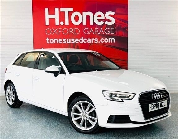 White Used 2018 Audi A3 Sportback Hatchback | £13,295 (Fair price) - Image 1/1