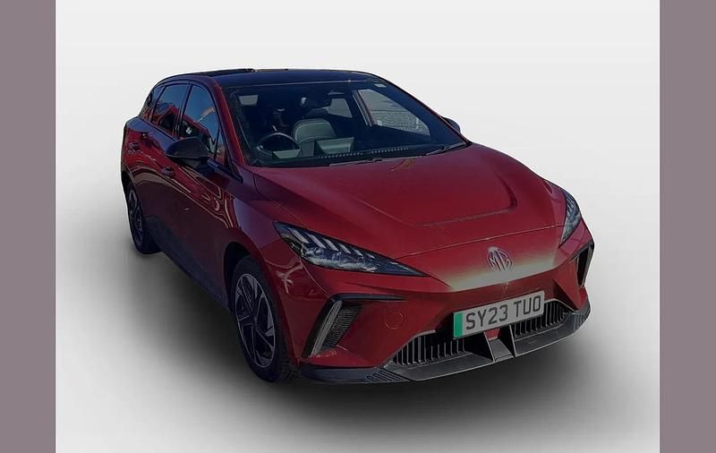 Used MG MG4 EV Trophy 150 kW (204 HP) 2023 Red Hatchback