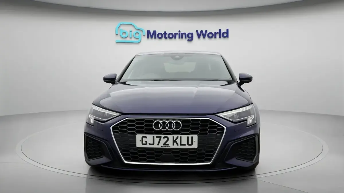 Used Audi A3 S-Line 150 HP (110 kW) 2022 Blue Sedan