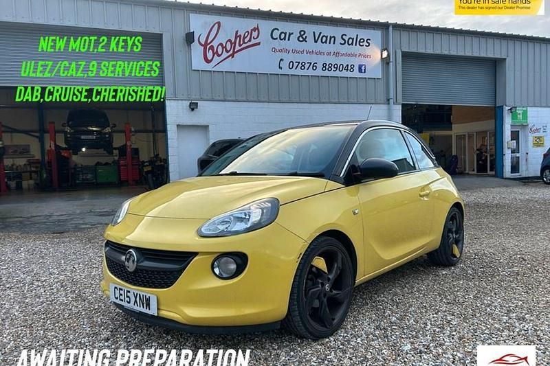 Yellow Used 2015 Vauxhall Adam Slam Hatchback | £4,995 (Fair price) - Image 1/1