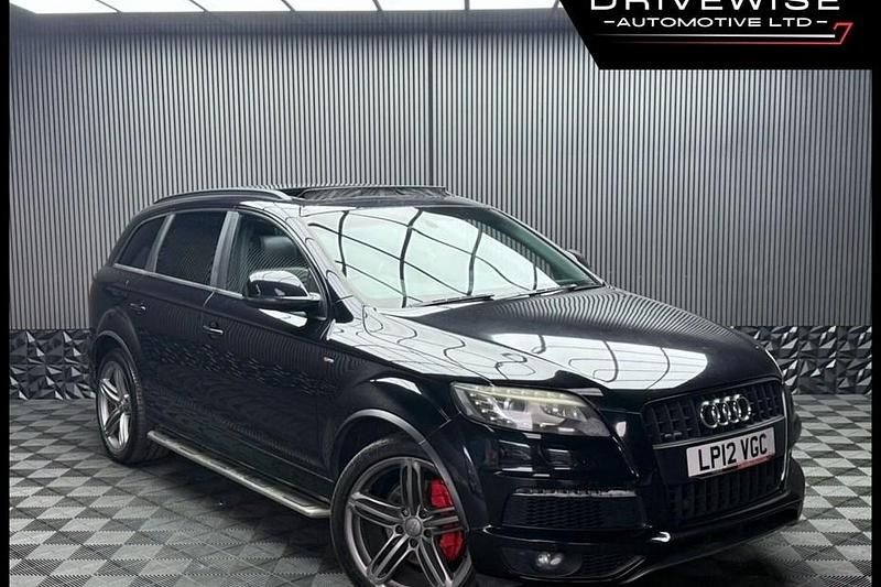 Black Used 2012 Audi Q7 S-line plus SUV | £9,950 (Fair price) - Image 1/1