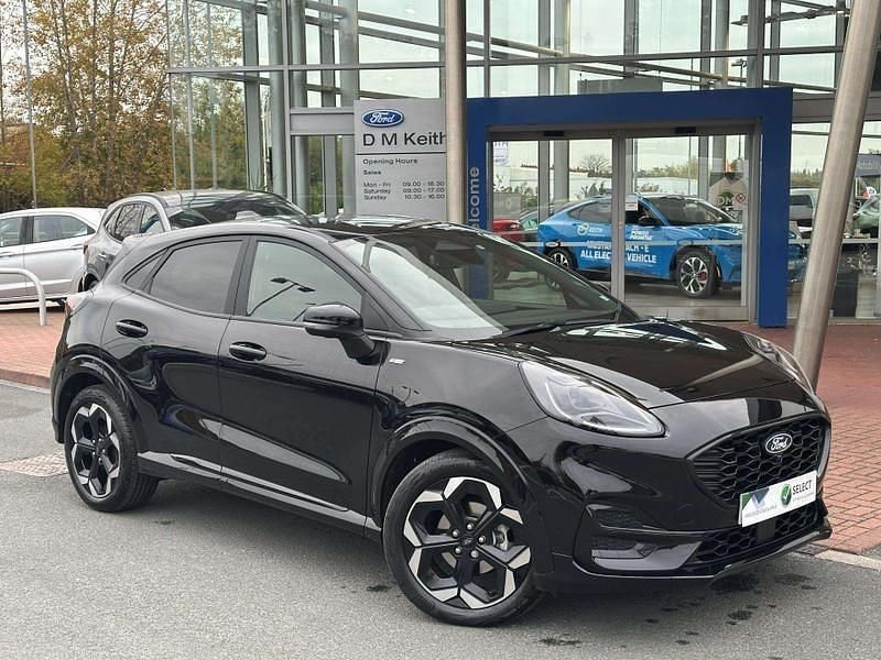 Black Used 2024 Ford Puma Gen-E ST-Line X Hatchback | £23,131 (Expensive) - Image 1/4