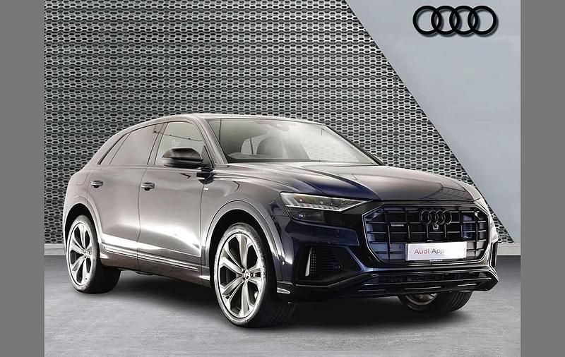 Used Audi Q8 S-Line 334 HP (245 kW) 2023 Blue SUV