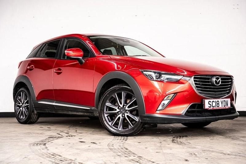 Red Used 2018 Mazda CX-3 Inclusive SUV | £11,895 (Fair price) - Image 1/4