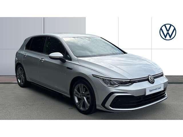 Silver Used 2021 VW Golf VIII R-line Hatchback | £20,600 (Fair price) - Image 1/4
