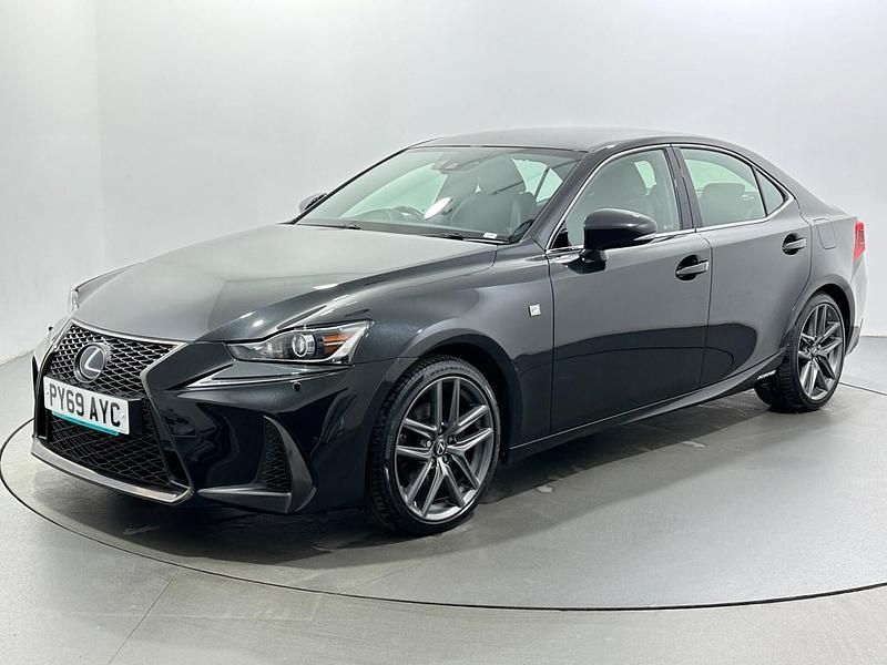 Used Lexus IS300h Sport Line 223 HP (164 kW) 2019 Black Sedan