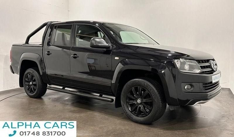 Black Used 2014 VW Amarok Dark Label Pickup | £10,995 (Fair price) - Image 1/4