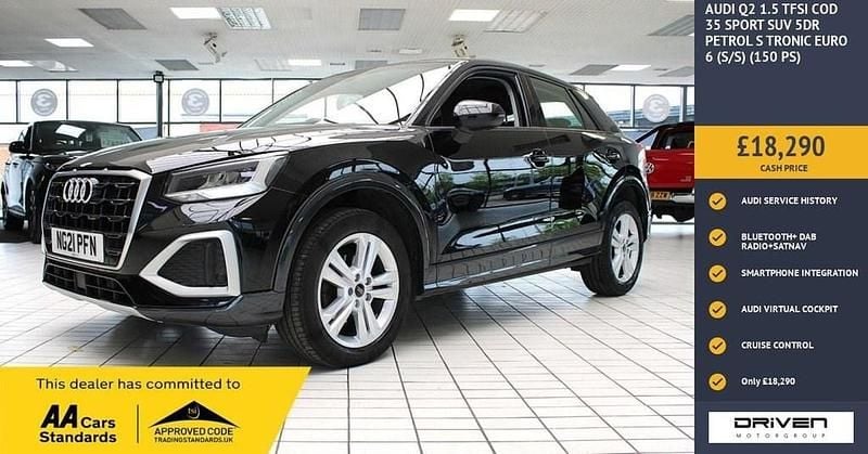 Used Audi Q2 Sport 150 HP (110 kW) 2021 Black SUV
