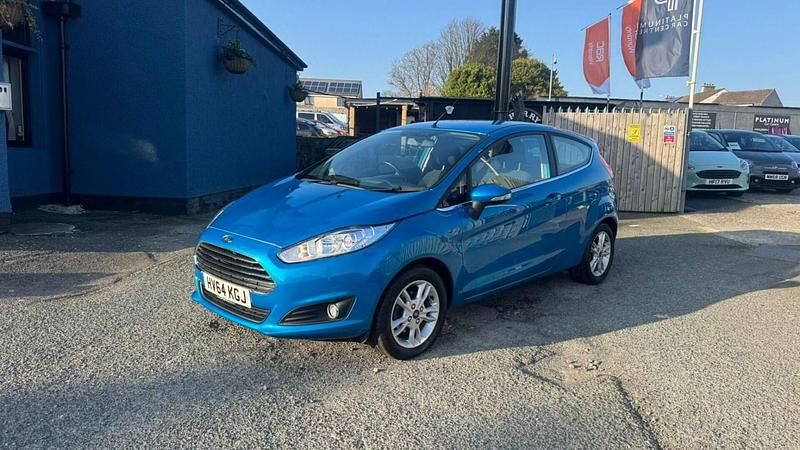 Used Ford Fiesta Zetec 2014 Blue Hatchback