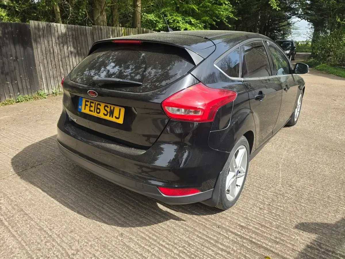 Used Ford Focus Zetec 120 HP (88 kW) 2016 Black Hatchback