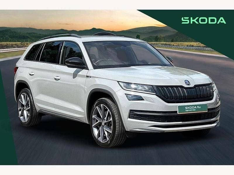 Grey Used 2021 Skoda Kodiaq SportLine SUV | £28,470 (Fair price) - Image 1/3