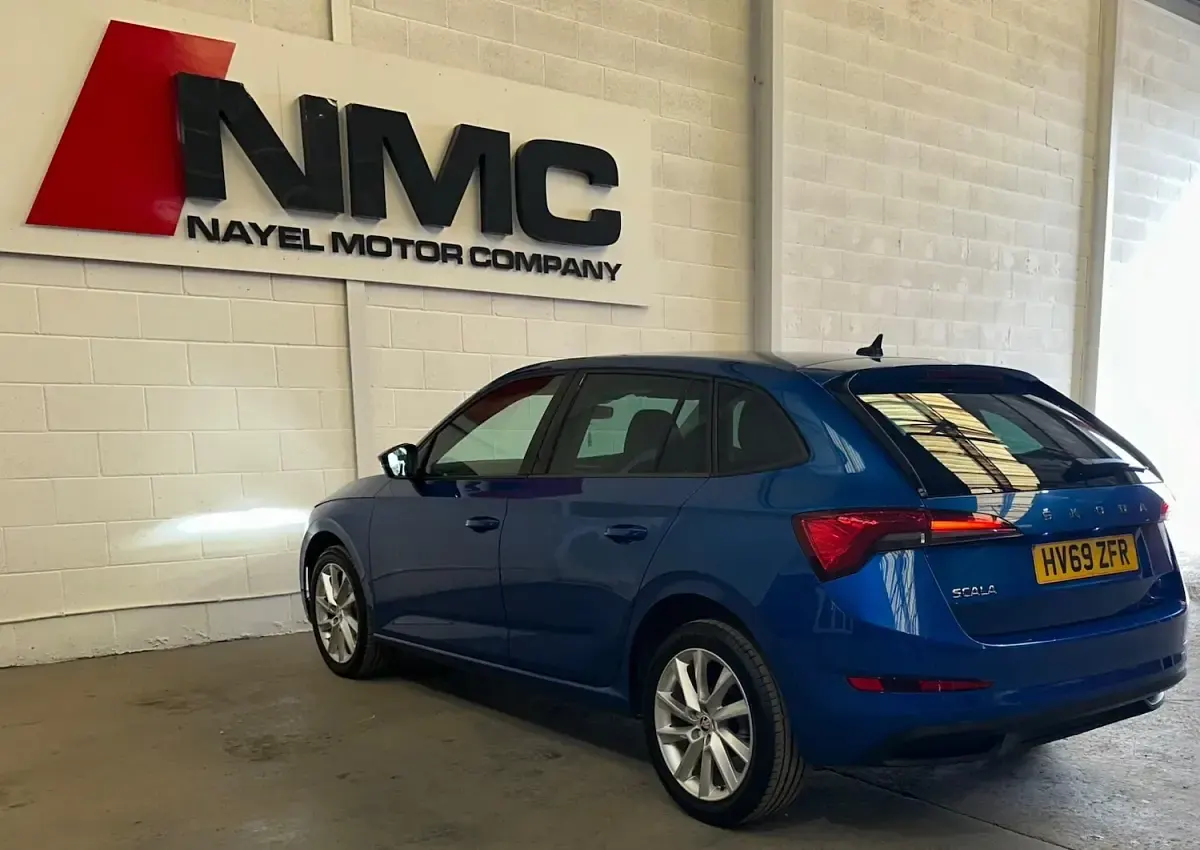 Used Skoda Scala SE L 115 HP (84 kW) 2019 Blue Hatchback