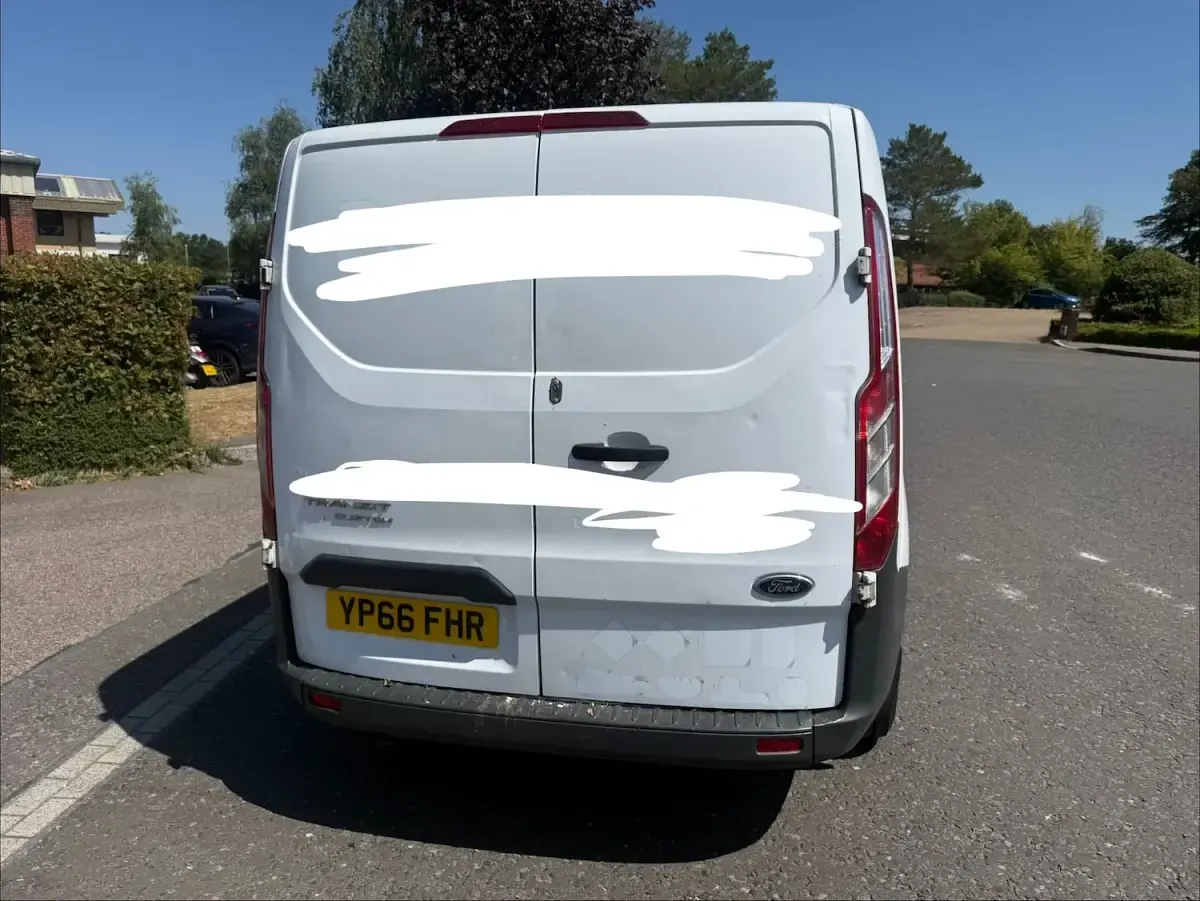 Used Ford Transit Custom 105 HP (77 kW) 2016 White Van