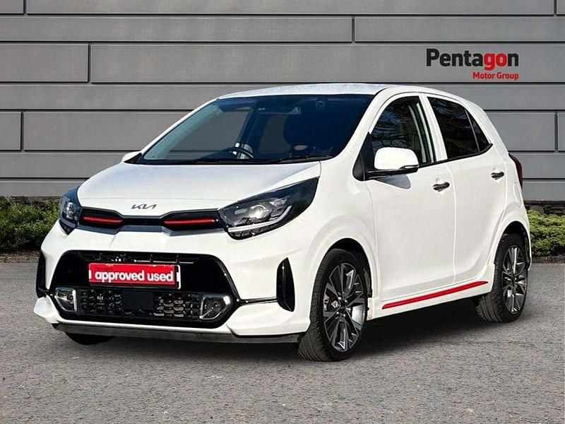 Used Kia Picanto GT-Line S 99 HP (72 kW) 2023 White Hatchback