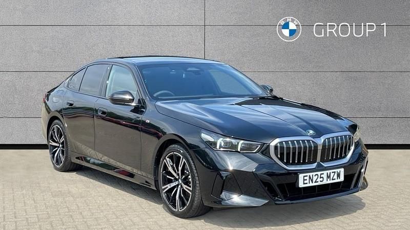 Black Used 2025 BMW 520 M Sport Sedan | £38,990 (Good price) - Image 1/4