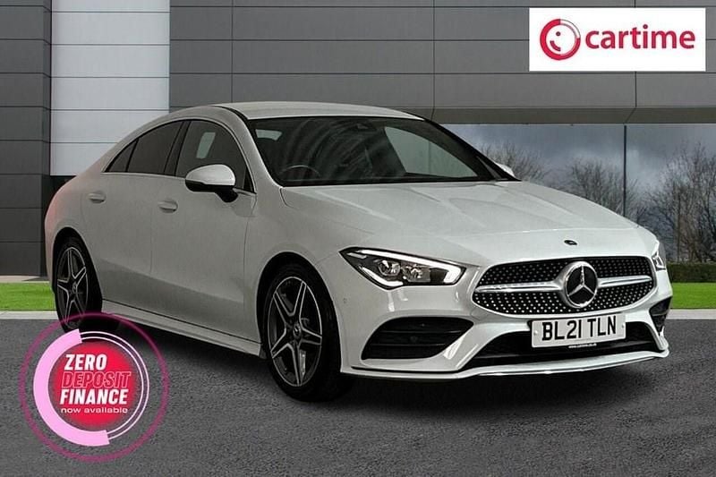 White Used 2021 Mercedes CLA200 AMG line Coupe | £20,750 (Fair price) - Image 1/4