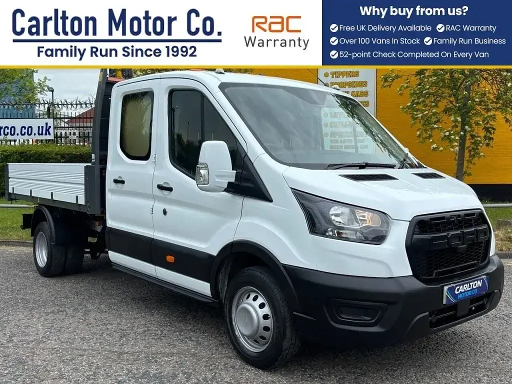Używany Ford Transit S 130 KM (95 kW) 2021 Biały Sedan/Limuzyna