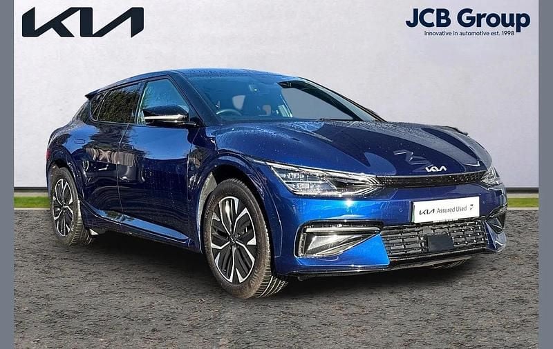 Blue Used 2025 Kia EV4 GT-Line S Sedan | £24,500 - Image 1/4