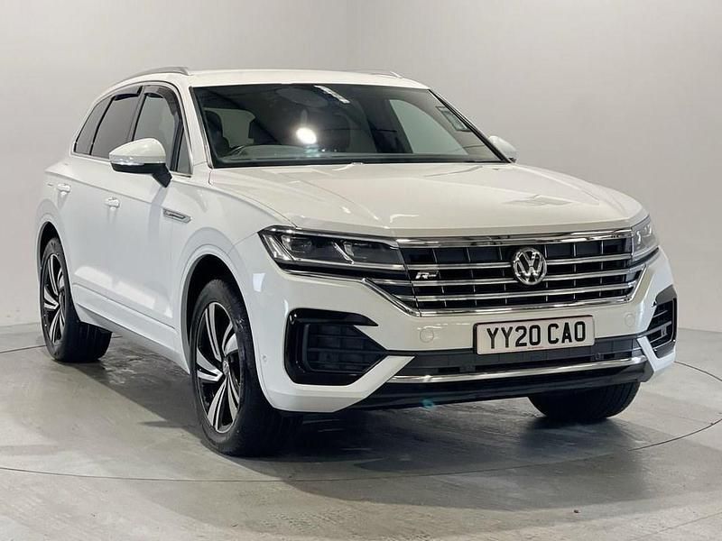 White Used 2020 VW Touareg R-line SUV | £31,999 (Super price) - Image 1/4