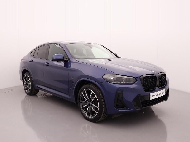 Blue Used 2024 BMW X4 M Sport SUV | £42,490 (Fair price) - Image 1/4