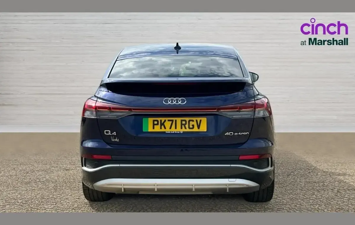 Used Audi Q4 e-tron Comfort 150 kW (204 HP) 2021 Blue SUV