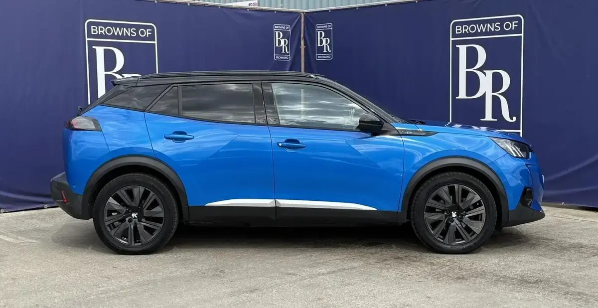 Used Peugeot e-2008 GT 100 kW (136 HP) 2020 Blue SUV