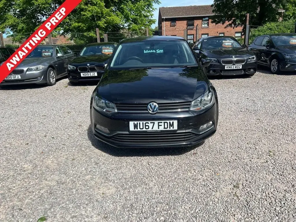 Used VW Polo Edition 90 HP (66 kW) 2017 Black Hatchback