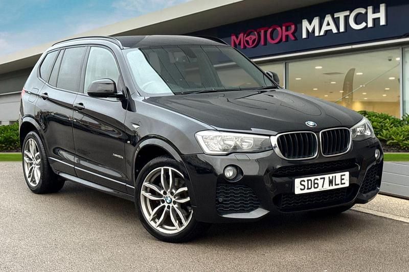 Black Used 2017 BMW X3 M Sport SUV | £13,690 (Good price) - Image 1/4