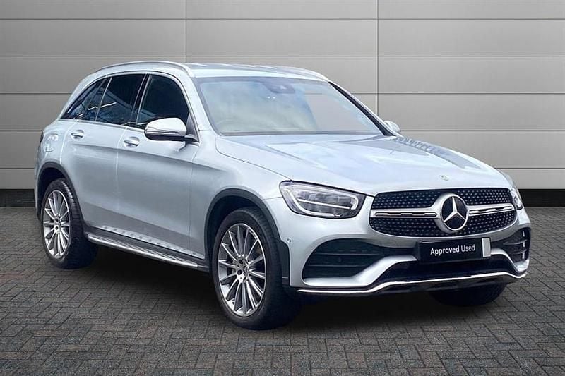 High tech silver Used 2022 Mercedes GLC220 AMG Line Premium Estate | £28,695 (A bit pricey) - Image 1/4