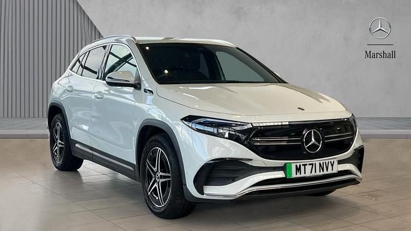 White Used 2021 Mercedes EQA350 AMG line SUV | £20,980 (Fair price) - Image 1/4